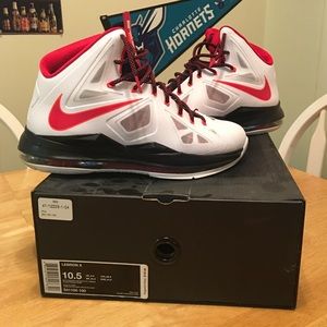 2013 Nike LeBron X “Heat Home” color way.